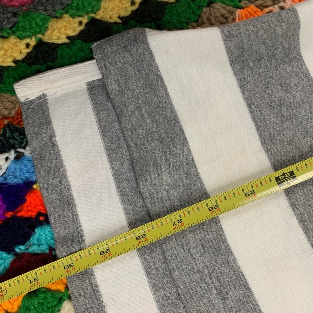 Y2K Gap Oversized Horizontal Striped Boyfriend Henley Long Sleeve Pullov… - Picture 9 of 16